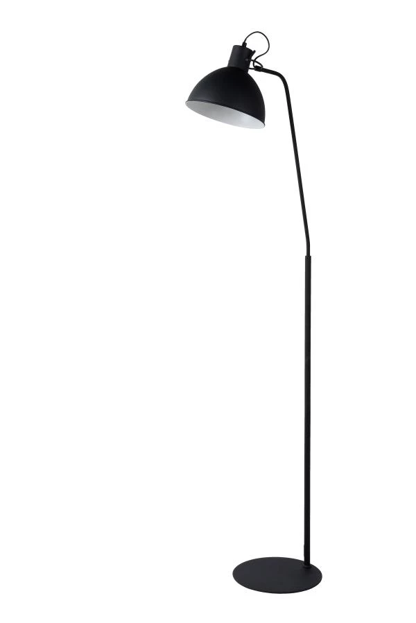 Lucide SHADI - Floor reading lamp - 1xE27 - Black - turned off